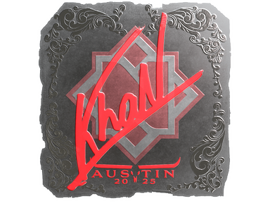 Sticker | khaN (Foil) | Austin 2025