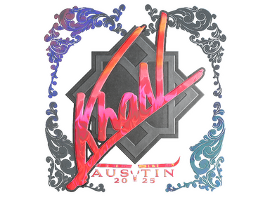 Sticker | khaN (Holo) | Austin 2025