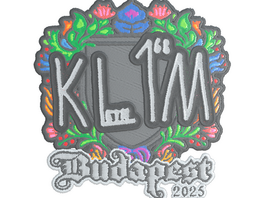 Sticker | kl1m (Embroidered) | Budapest 2025