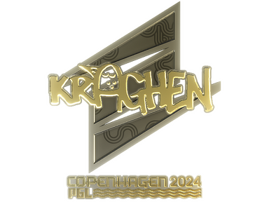 Sticker | kraghen (Gold) | Copenhagen 2024