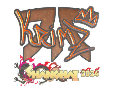 Sticker | KRIMZ (Glitter) | Shanghai 2024