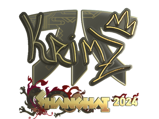 Sticker | KRIMZ (Gold) | Shanghai 2024