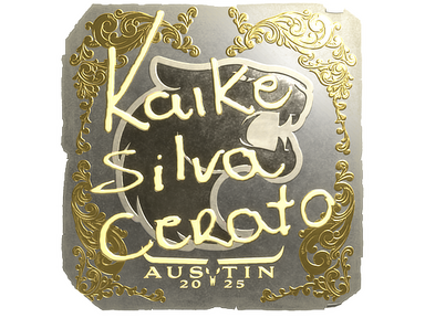 Sticker | KSCERATO (Gold) | Austin 2025