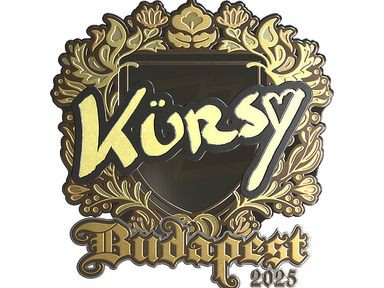 Sticker | Kursy (Gold) | Budapest 2025