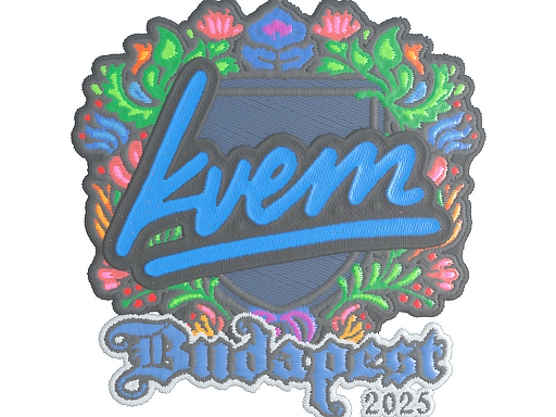 Sticker | Kvem (Embroidered) | Budapest 2025