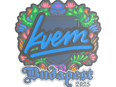 Sticker | Kvem (Embroidered) | Budapest 2025