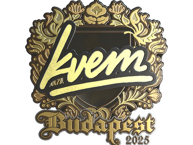 Sticker | Kvem (Gold) | Budapest 2025