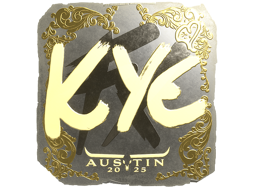 Sticker | kye (Gold) | Austin 2025
