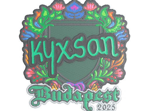 Sticker | kyxsan (Embroidered) | Budapest 2025