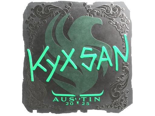 Sticker | kyxsan (Foil) | Austin 2025