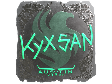 Sticker | kyxsan (Foil) | Austin 2025