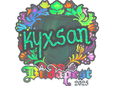 Sticker | kyxsan (Holo) | Budapest 2025