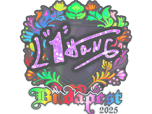 Sticker | L1haNg (Holo) | Budapest 2025