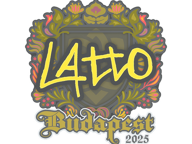 Sticker | latto | Budapest 2025