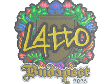 Sticker | latto (Embroidered) | Budapest 2025