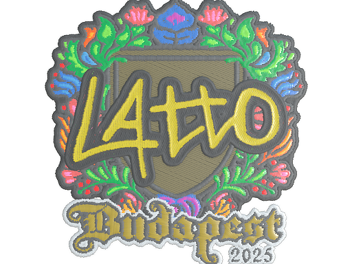 Sticker | latto (Embroidered) | Budapest 2025
