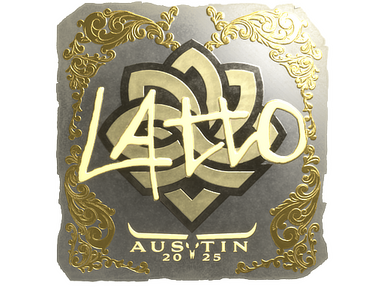Sticker | latto (Gold) | Austin 2025