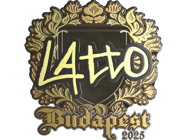Sticker | latto (Gold) | Budapest 2025