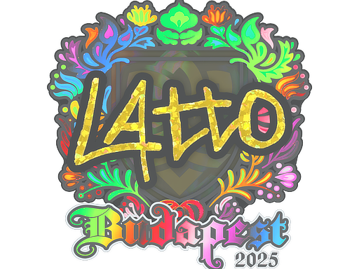 Sticker | latto (Holo) | Budapest 2025