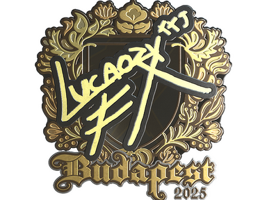 Sticker | Lucaozy (Gold) | Budapest 2025