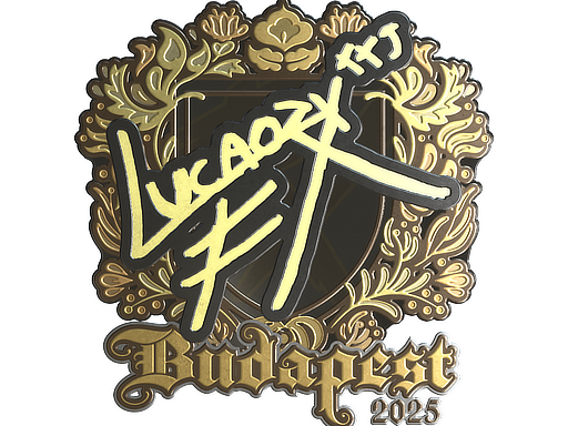 Sticker | Lucaozy (Gold) | Budapest 2025