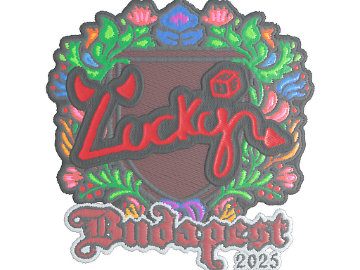 Sticker | Lucky (Embroidered) | Budapest 2025