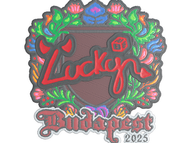 Sticker | Lucky (Embroidered) | Budapest 2025