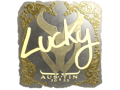 Sticker | Lucky (Gold) | Austin 2025