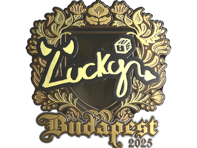 Sticker | Lucky (Gold) | Budapest 2025