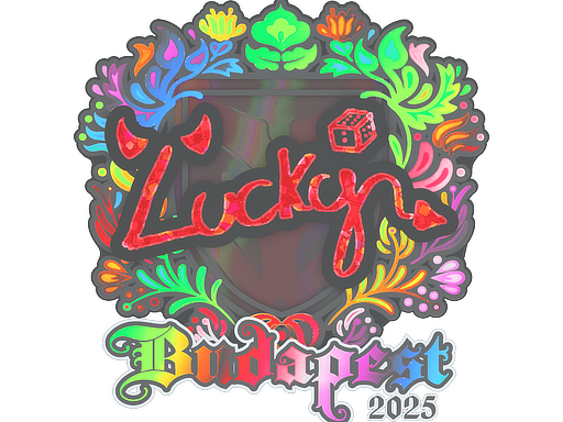Sticker | Lucky (Holo) | Budapest 2025