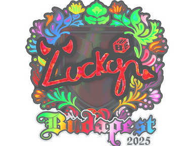 Sticker | Lucky (Holo) | Budapest 2025