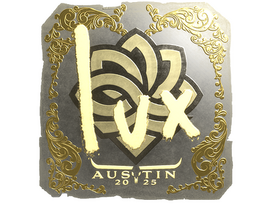Sticker | lux (Gold) | Austin 2025