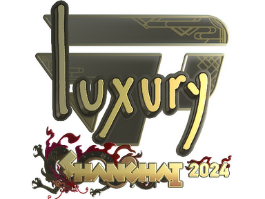Sticker | lux (Gold) | Shanghai 2024
