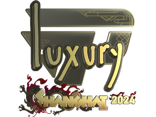 Sticker | lux (Gold) | Shanghai 2024