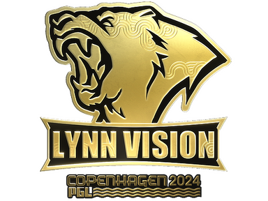 Sticker | Lynn Vision (Gold) | Copenhagen 2024