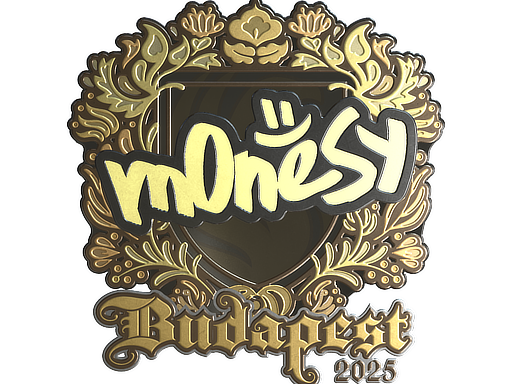 Sticker | m0NESY (Gold) | Budapest 2025