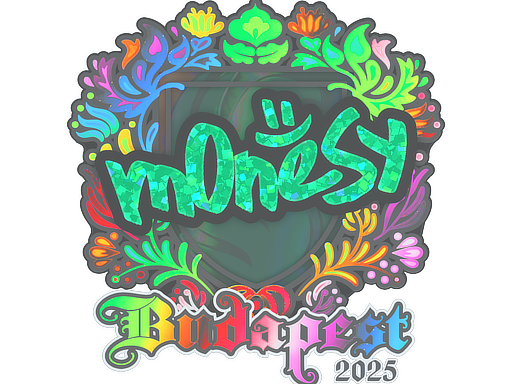 Sticker | m0NESY (Holo) | Budapest 2025