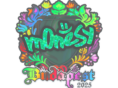 Sticker | m0NESY (Holo) | Budapest 2025