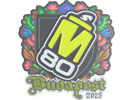 Sticker | M80 (Embroidered) | Budapest 2025