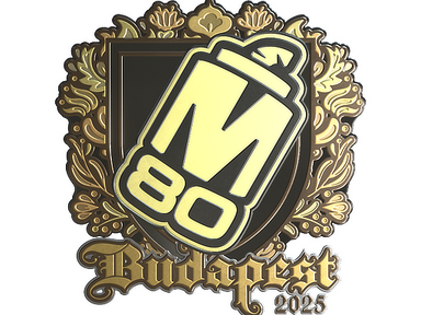 Sticker | M80 (Gold) | Budapest 2025