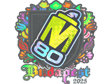 Sticker | M80 (Holo) | Budapest 2025