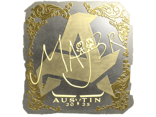 Sticker | MAJ3R (Gold) | Austin 2025