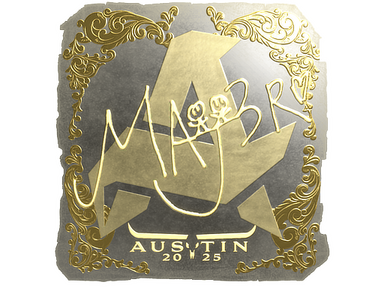 Sticker | MAJ3R (Gold) | Austin 2025