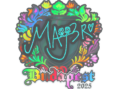 Sticker | MAJ3R (Holo) | Budapest 2025