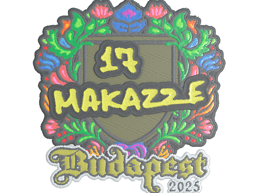 Sticker | makazze (Embroidered) | Budapest 2025
