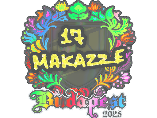 Sticker | makazze (Holo) | Budapest 2025