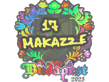 Sticker | makazze (Holo) | Budapest 2025