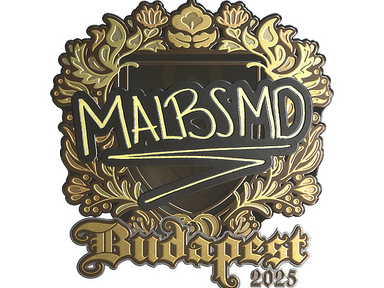 Sticker | malbsMd (Gold) | Budapest 2025