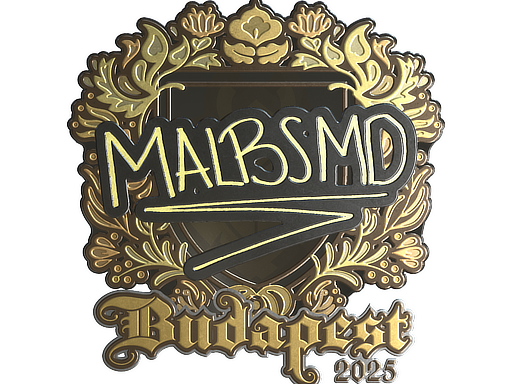 Sticker | malbsMd (Gold) | Budapest 2025