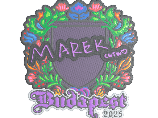 Sticker | Marek (Embroidered) | Budapest 2025